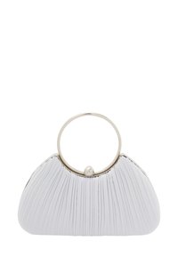 faina Clutch - silver coloured