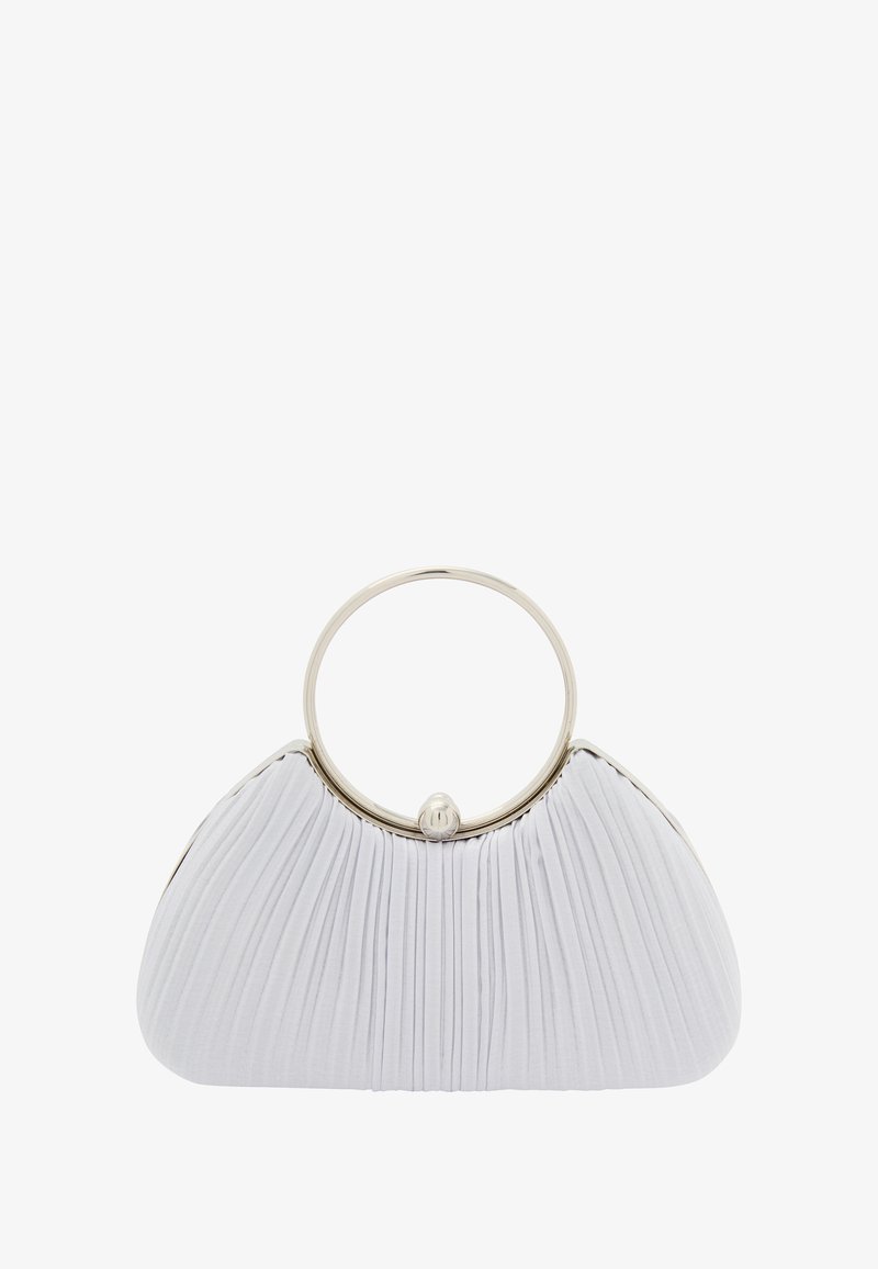 faina Clutch - silver coloured