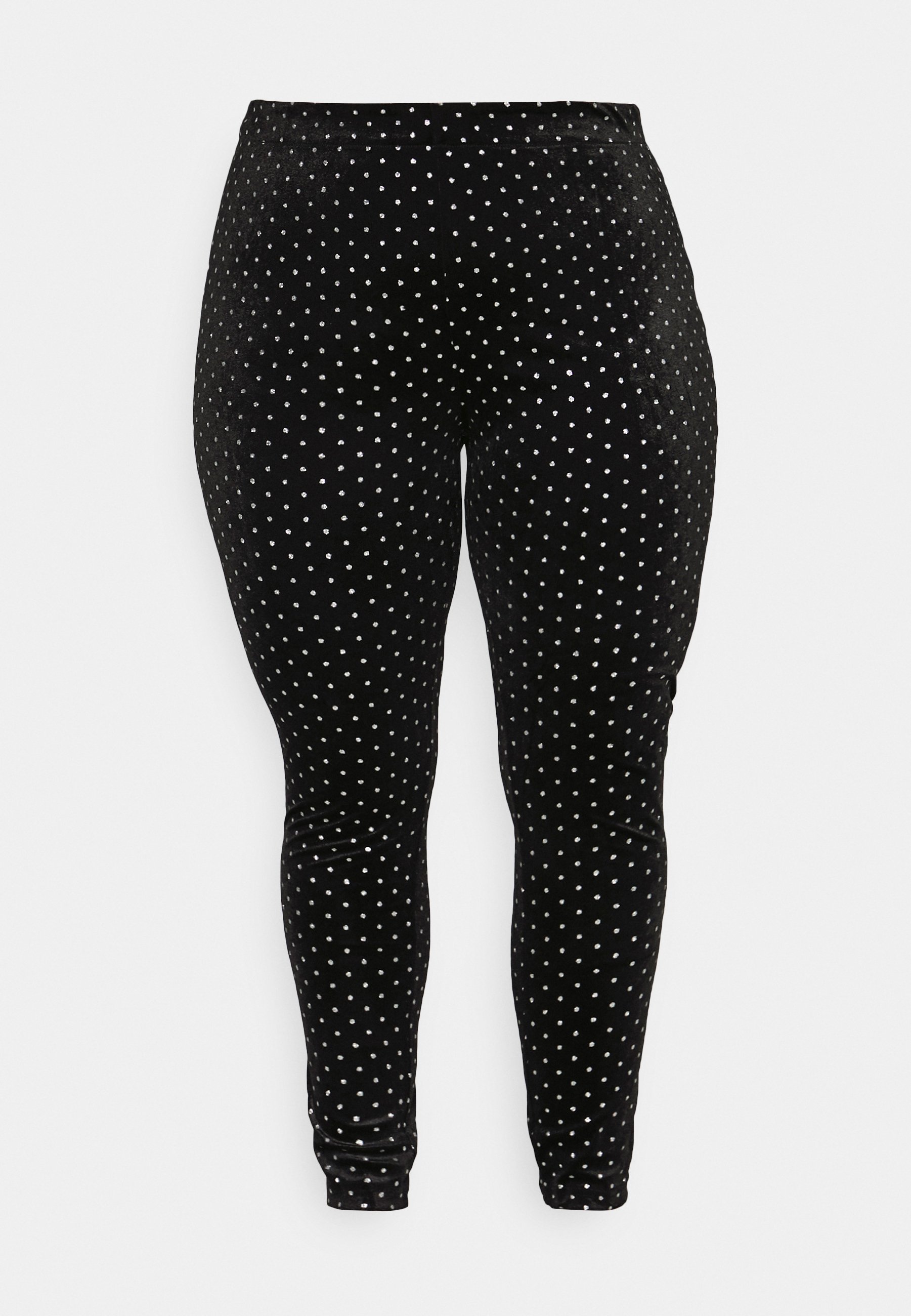 GLITTER - Leggings - Trousers - black 