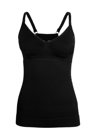JoJo Maman Bébé JOJO MAMAN BÉBÉ SEAMLESS POSTNATAL SUPPORT NURSING VESTS STANDARD czarny