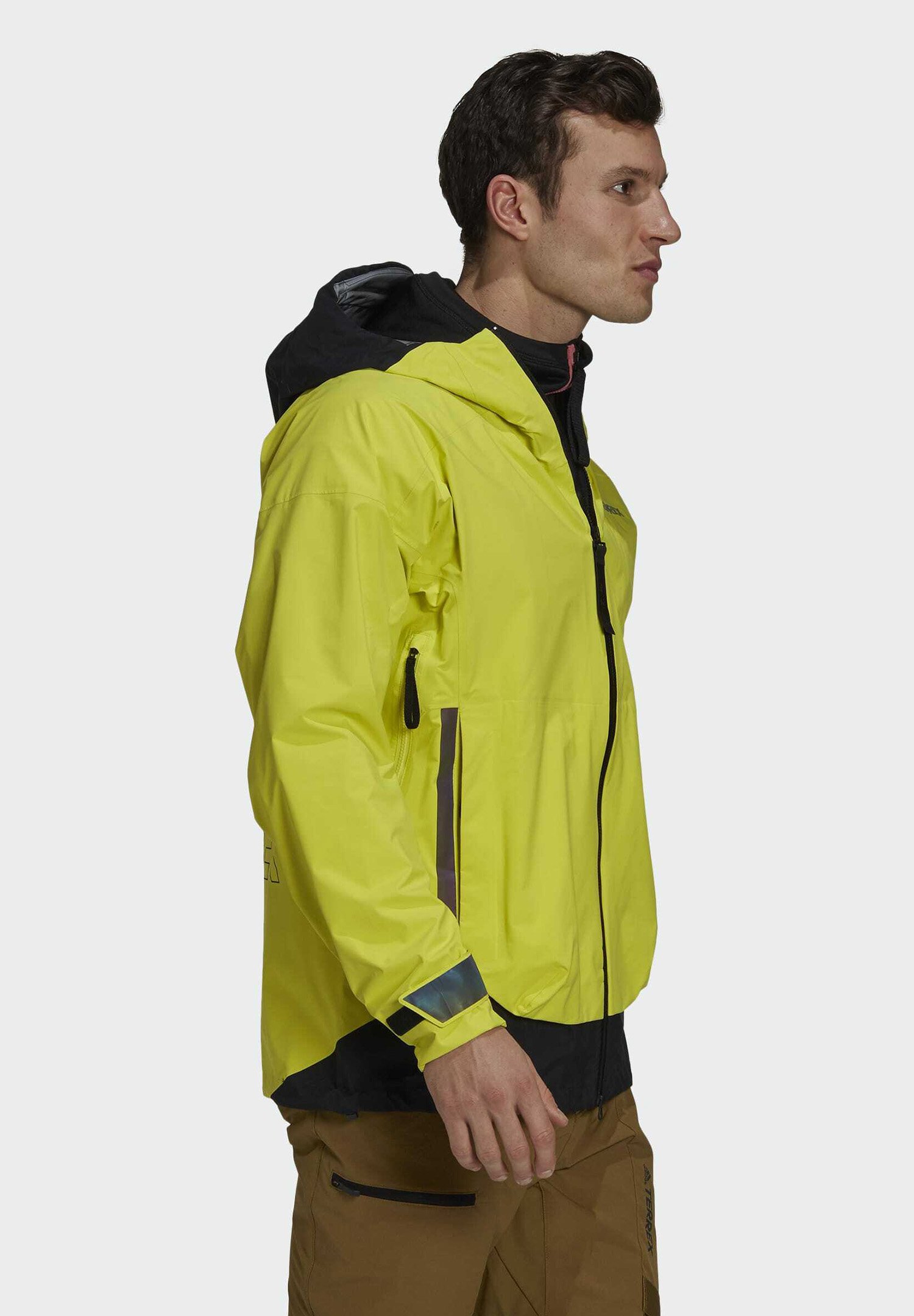 yellow gore tex jacket