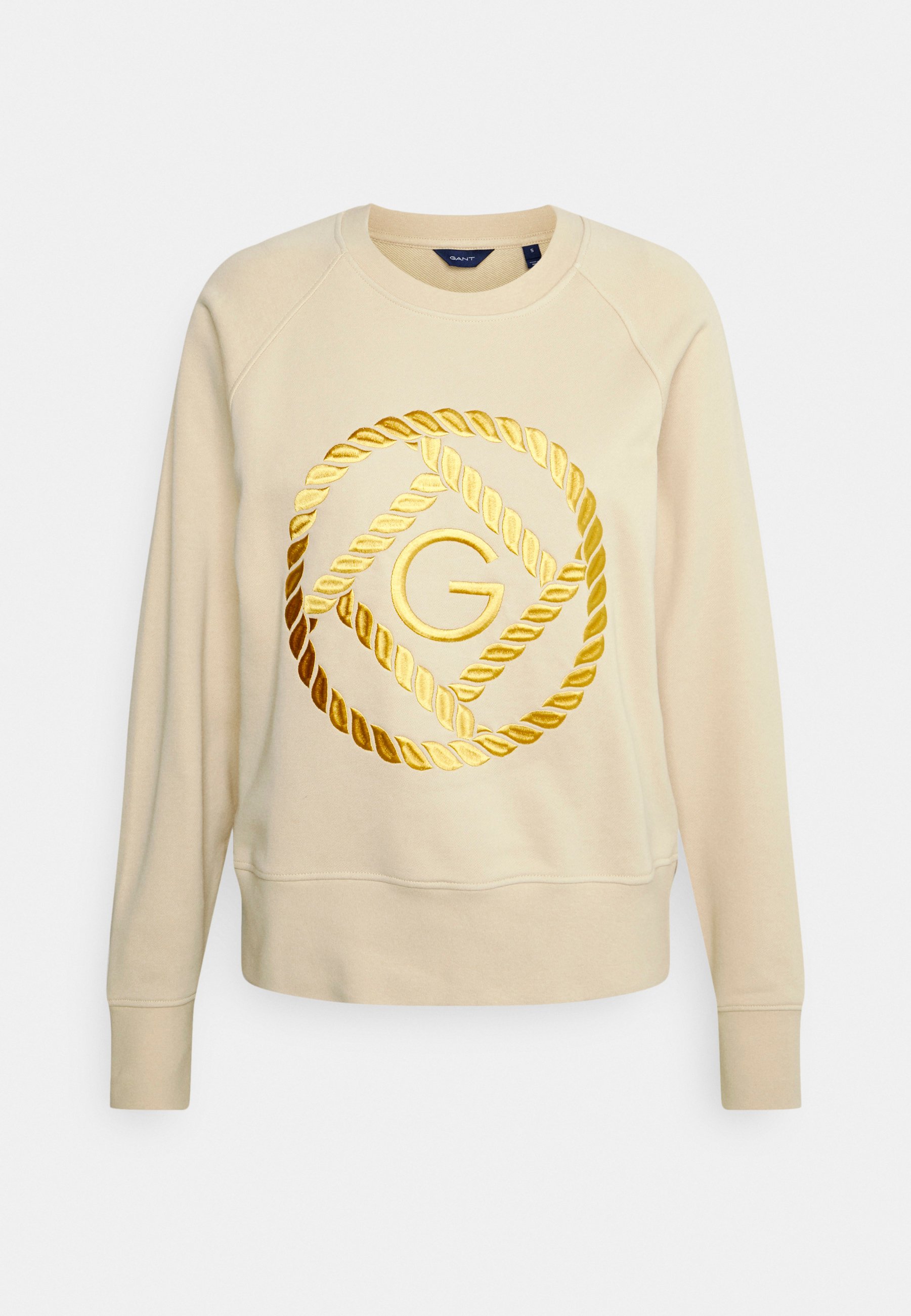 GANT ROPE ICON C NECK - Sudadera - desert beige/beige - Zalando.es
