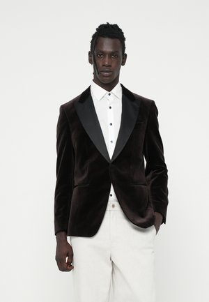 HUTSON - Kavaj - dark brown