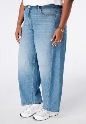 MS Mode, MS MODE JEANS BALLON JEANS MIT ZIERNÄHTEN - Jean baggy - blue