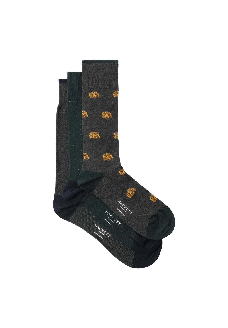Hackett London HARRY ALLOVER 3 PACK - Socken - emerald green