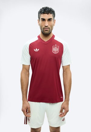 adidas Performance SPAIN 26 AWAY REPLICA SHORTS  - Rahvuslike meeskondade riided - team collegiate burgundy