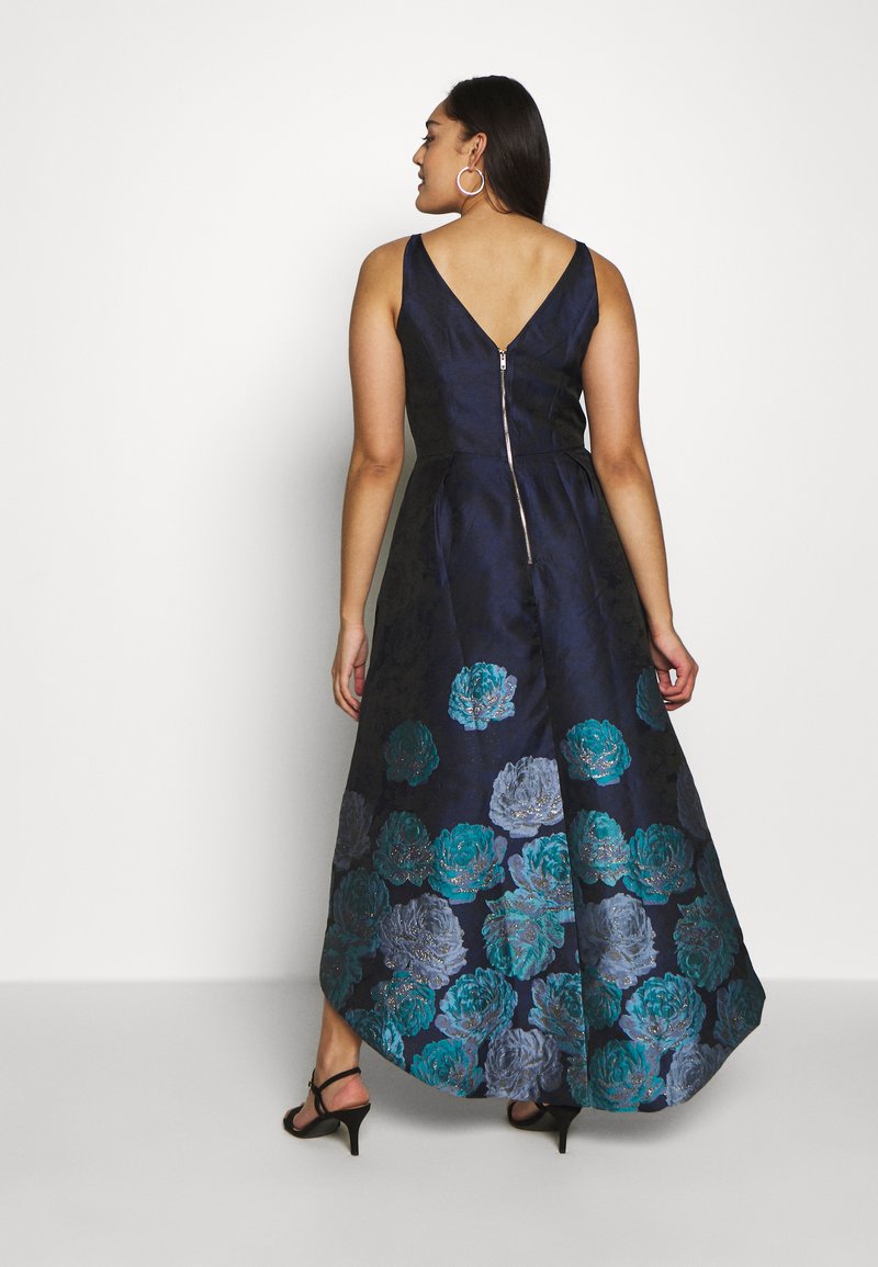 chi chi london curvy curve niquita robe de cocktail navy bleu marine zalando fr