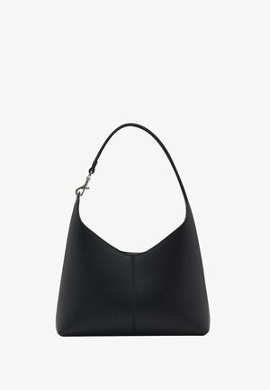 SHOPPER WITH DETAIL - Geantă de mână - black