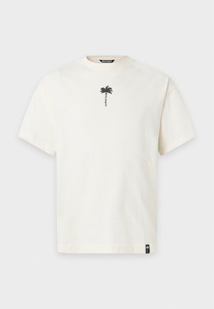 Palm Angels, PALM TREE REGULAR TEE - Basic T-shirt - off-white/black