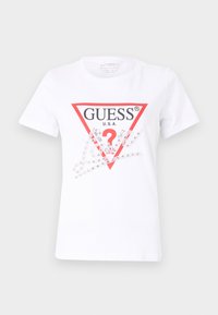 PEARLS LOVE TRIANGLE TEE - T-shirt con stampa - pure white