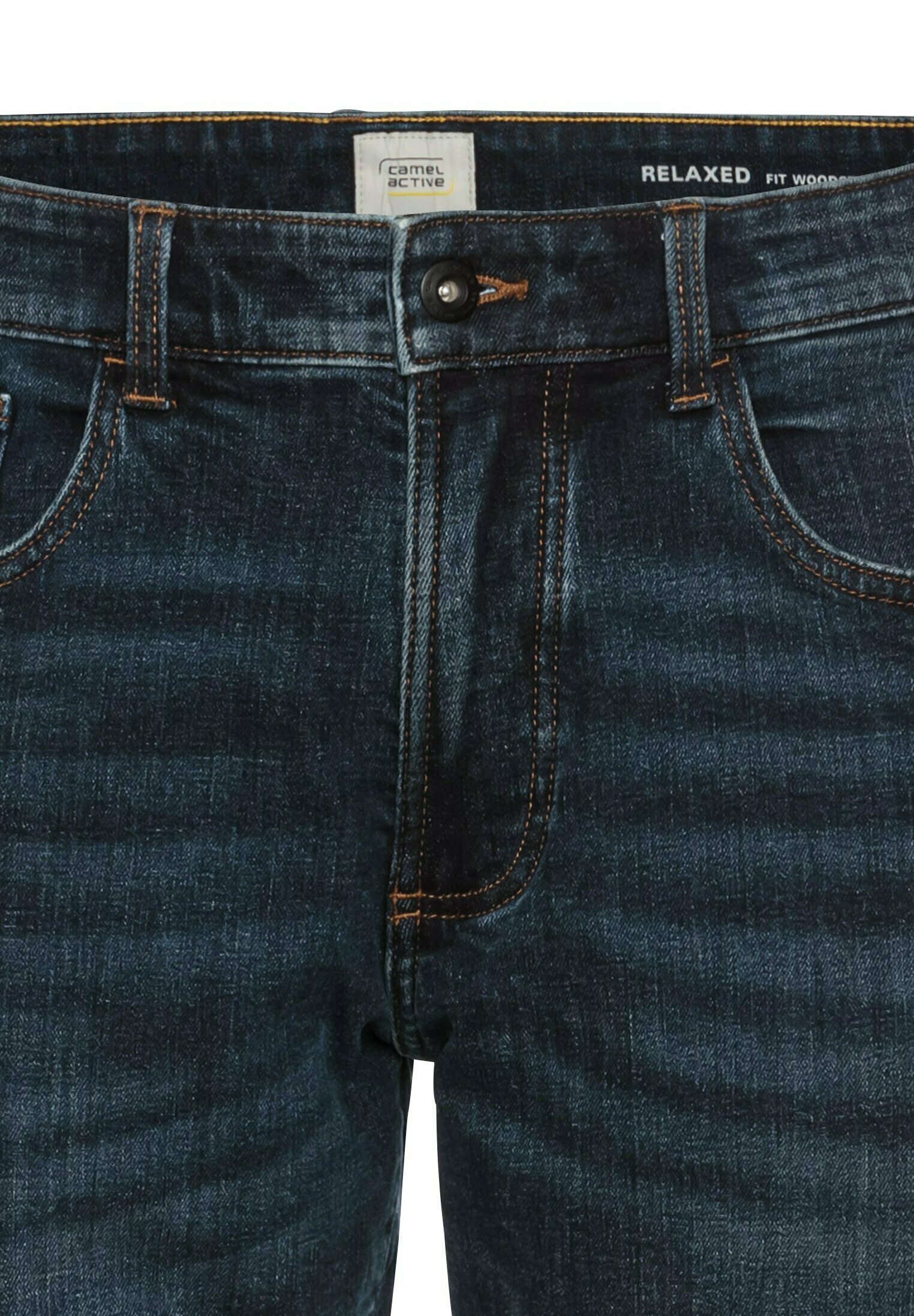 Camel Active Damen Jeans – Straight Fit, 5-Pocket, Stretch-Baumwolle, Indigo