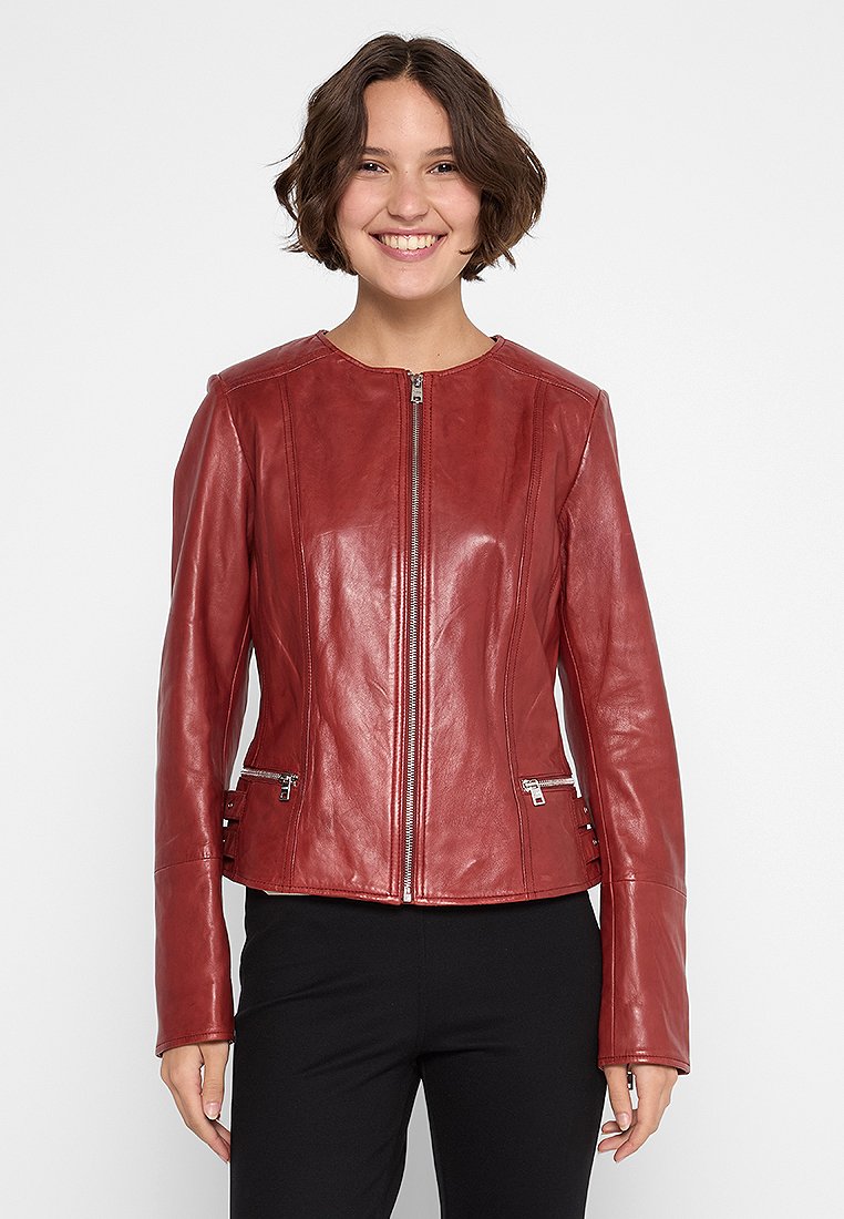 OCHNIK Leren jas rood