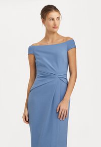 Lauren Ralph Lauren CREPE OFF THE SHOULDER GOWN - Iltapuku - pale azure