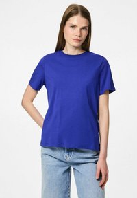 Pieces PCRIA SOLID TEE - T-shirts basic - bluing
