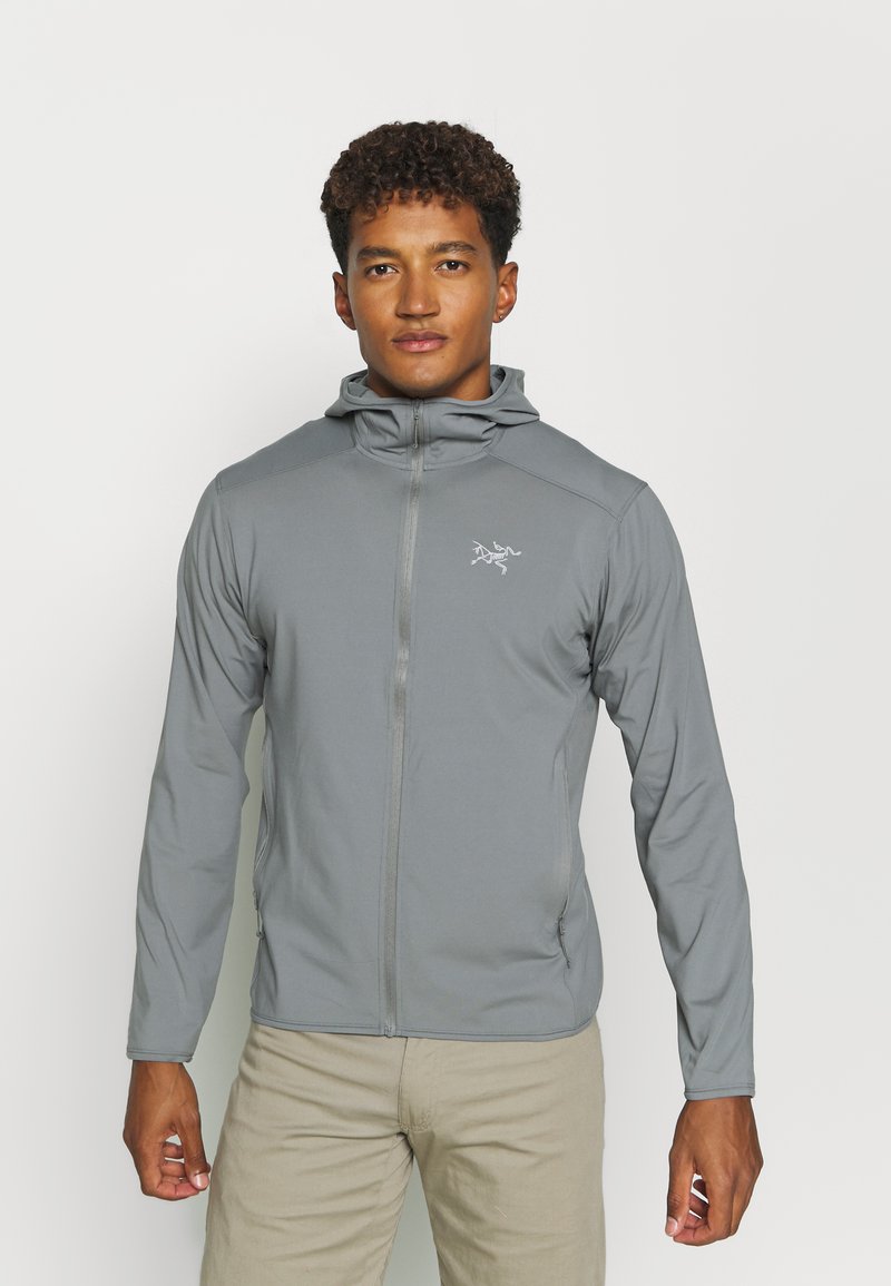 Arc Teryx Kyanite Lt Hoody Mens Fleece Jacket Cryptochrome Grey Zalando Co Uk