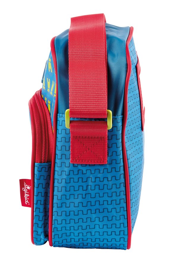 Umhängetasche – blau rot