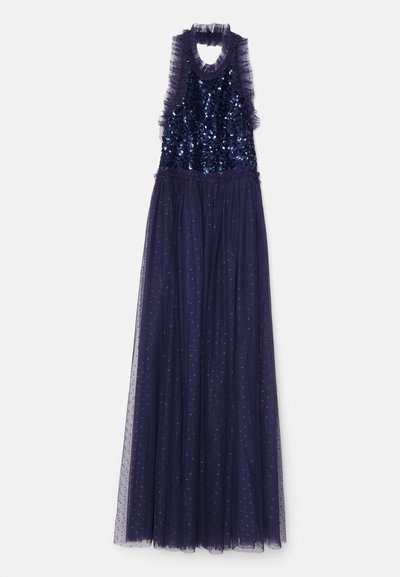 Needle & Thread SEQUIN WREATH BODICE HALTER NECK ANKLE GOWN - Robe de soirée - navy