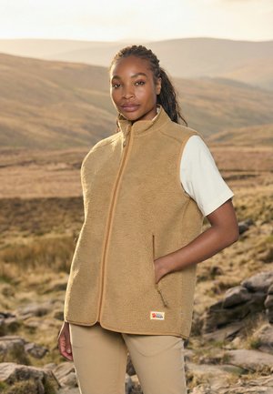 Fjällräven VARDAG PILE FLEECE VEST W - Vestă - buckwheat brown