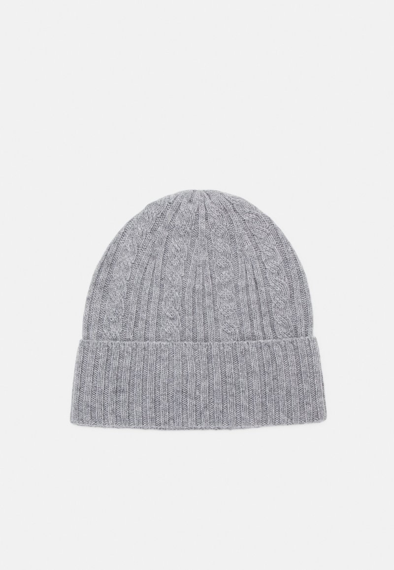 Johnstons of Elgin CABLE BEANIE - Beanie - light grey
