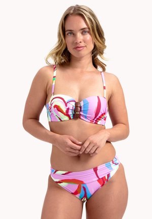 BANDEAU  - Haut de bikini - roze, meerkleurig