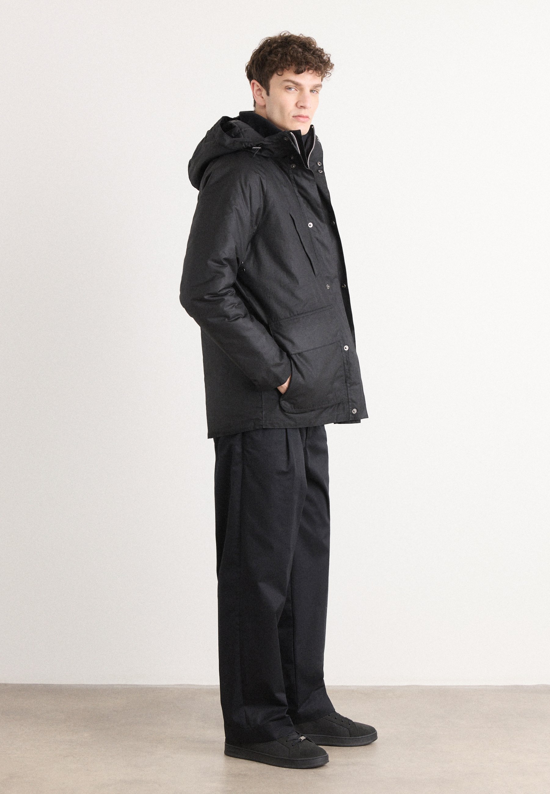 Barbour International OAKDALE - Parka - black - Zalando.co.uk