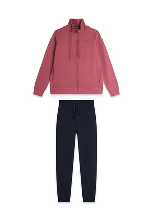 Freddy SET - Tuta - wrose allover leaves rose blue