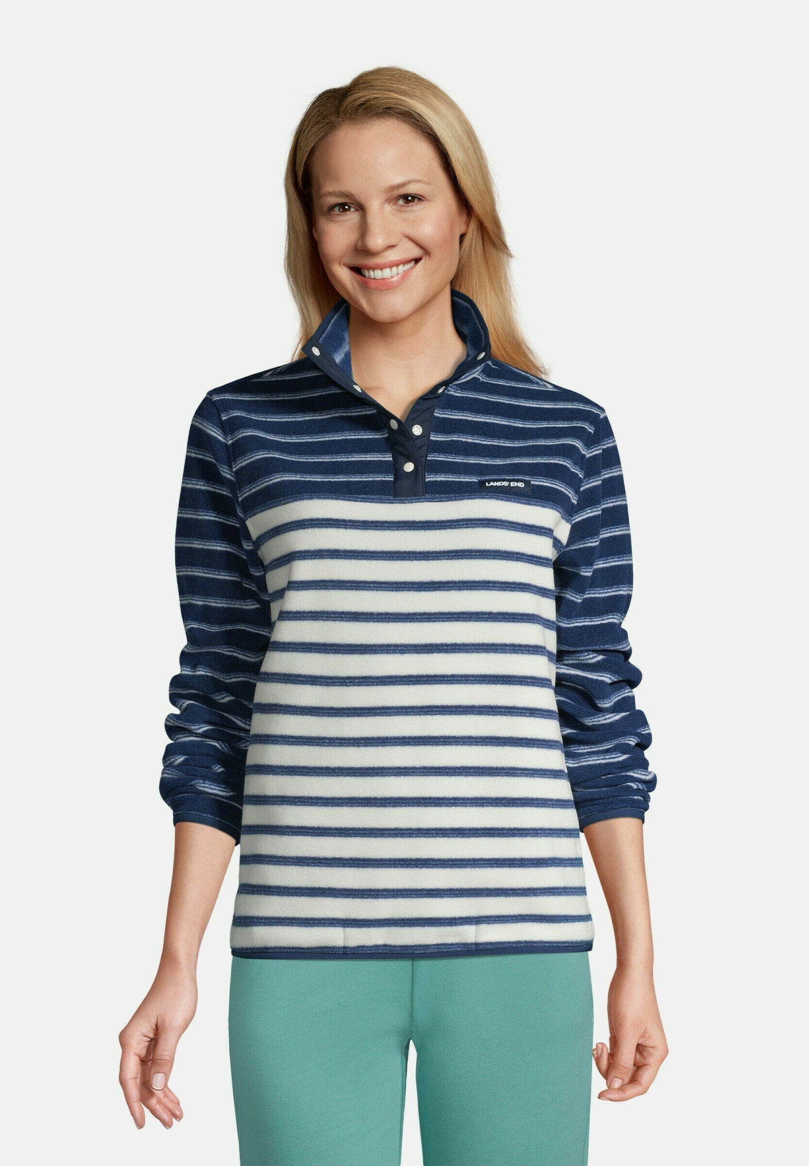 Sweat polaire 1/4 zippé Lands’ End Icelandic Fair