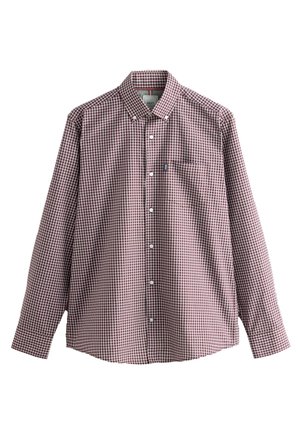 Next, EASY IRON BUTTON DOWN OXFORD SHIRT - Hemd - burgundy red micro check