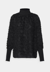 BRIELLE - Pikkade varrukatega topp - black