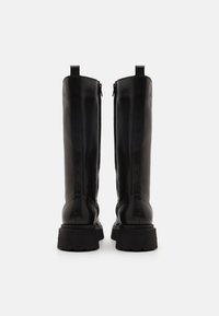 Zign LEATHER - Bottes à plateau - black