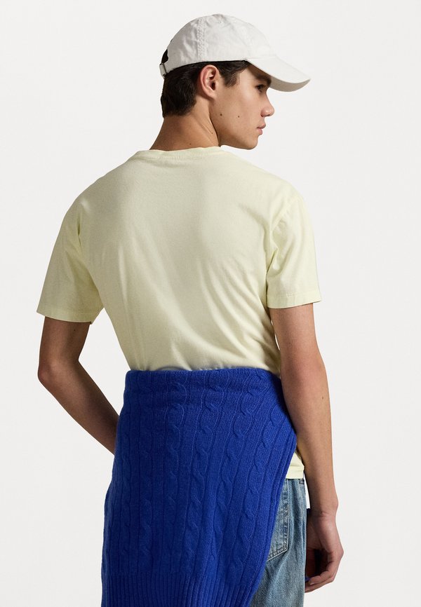 CUSTOM SLIM MINERAL-DYED POCKET T-SHIRT - Basic T-shirt - lime3