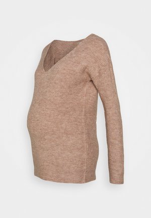 Jumper - mottled beige