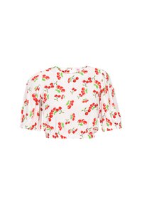 myMo Bluse - white multicolor