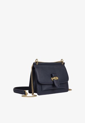 Ipekyol, IPEKYOL BAG CHAIN STRAP METAL CLASP BAG - Bolso de mano - navy