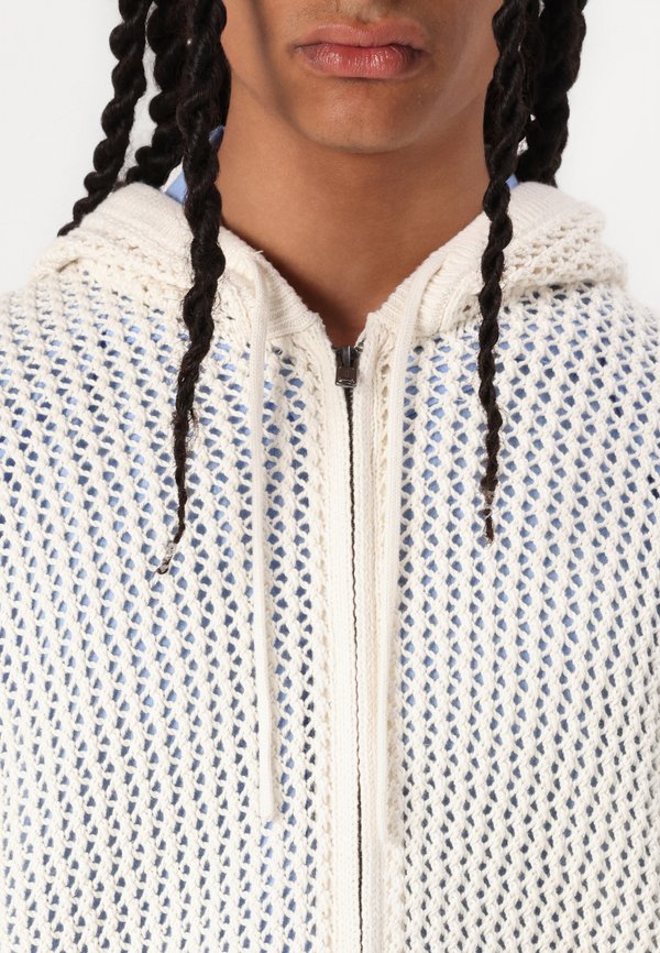 SWEATER HOODIE - Zip-up sweatshirt - ivory frost4