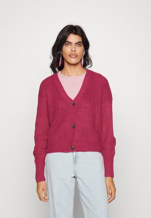 VMLEA LS V-NECK CUFF - Gilet - dry rose