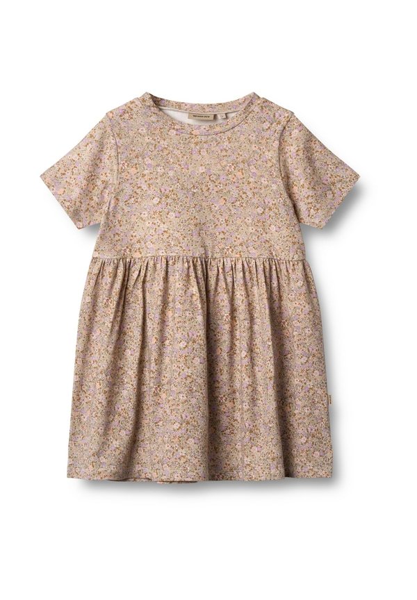 S/S ANNA - Jerseykleid - lilac flower meadow