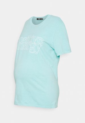 POSITIVE ENERGY - T-shirt estampada - blue
