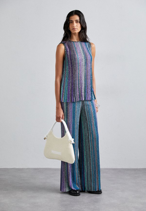 TROUSERS - Trousers - dark tones multicolor3