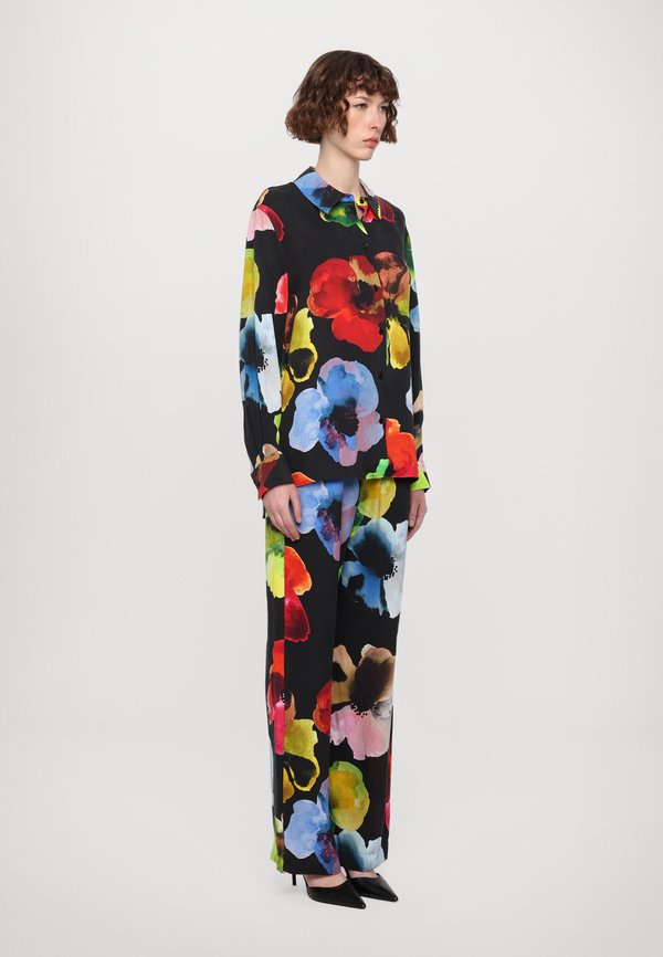 LONG SLEEVE SHIRT - Button-down blouse - watercolor bloom2