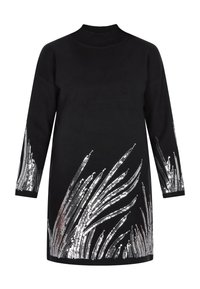 Abito in maglia - schwarz