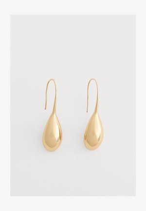 DKNY, PUFFY TEARDROP THREADER - Kõrvarõngad - gold-coloured