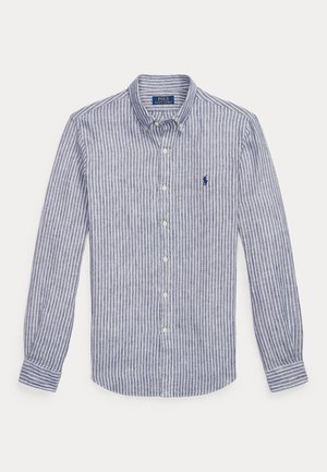 Polo Ralph Lauren, LINEN LONG SLEEVE SPORT - Ing - navy/white