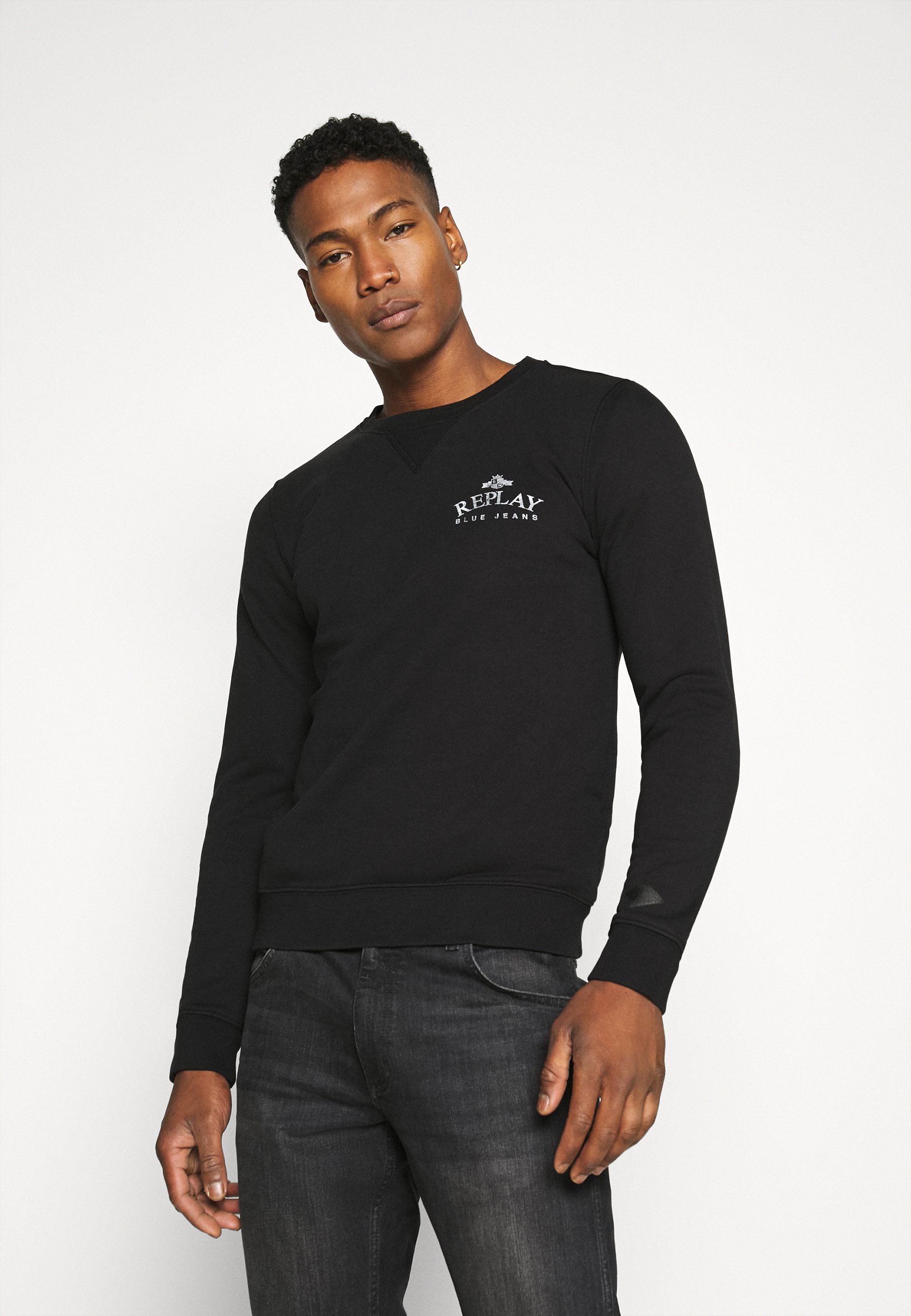 Replay Sweatshirt off black Zalando.at Replay Sweatshirt brown Zalando.at