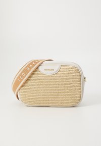 Ted Baker BARDAS WEBBING CAMERA CROSSBODY BAG - Olkalaukku - ecru