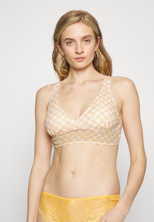 TIE PLUNGE SCRUNCHY  - Corpete - apricot nectar