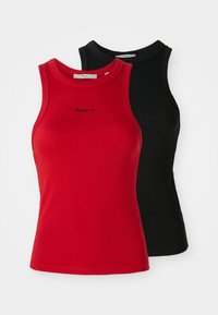 Niet geselecteerd, black/royal red
