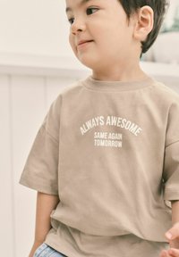 Next SIMPLE SHORT SLEEVE - T-shirt imprimé - neutral