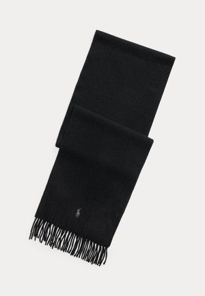 Polo Ralph Lauren, FRINGE CASHMERE SCARF UNISEX - Huivi - black