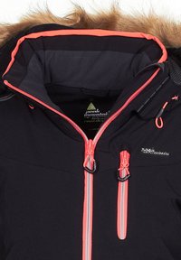 Peak Mountain Veste en cuir - noir